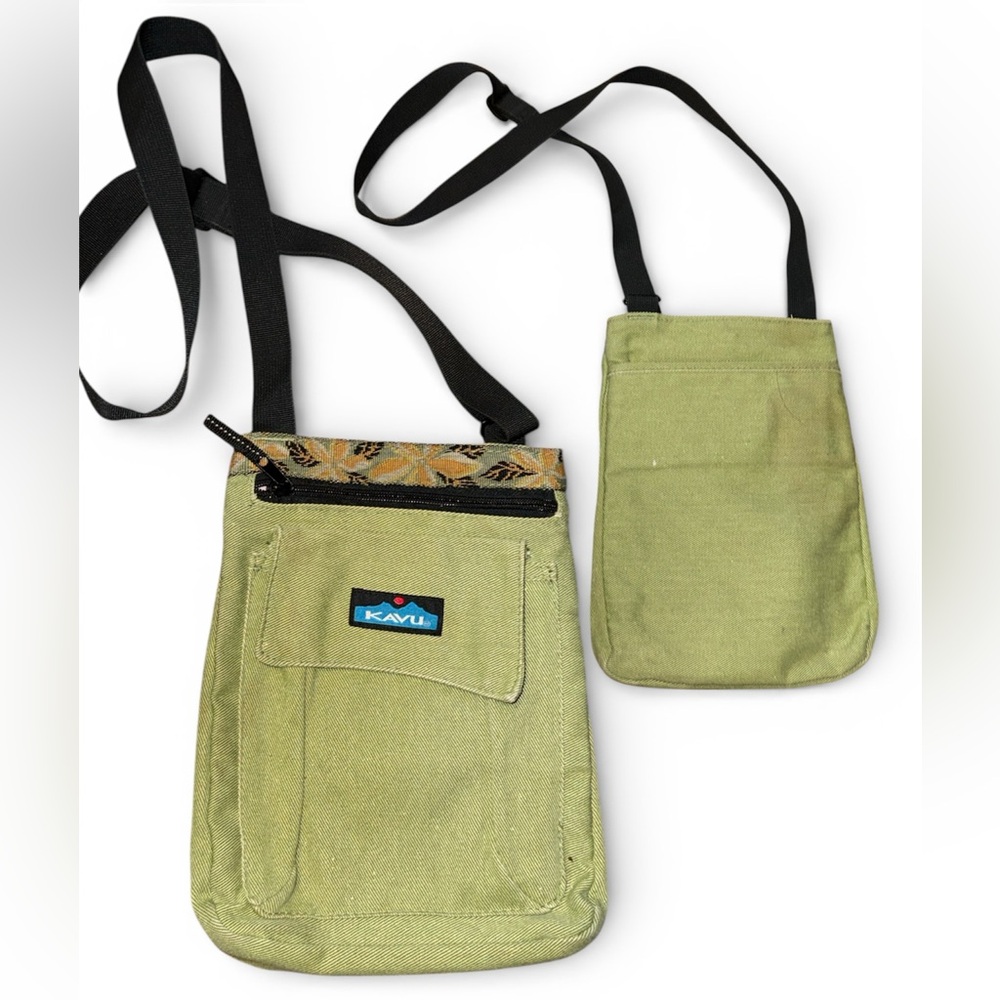KAVU Keeper crossbody bag in Green